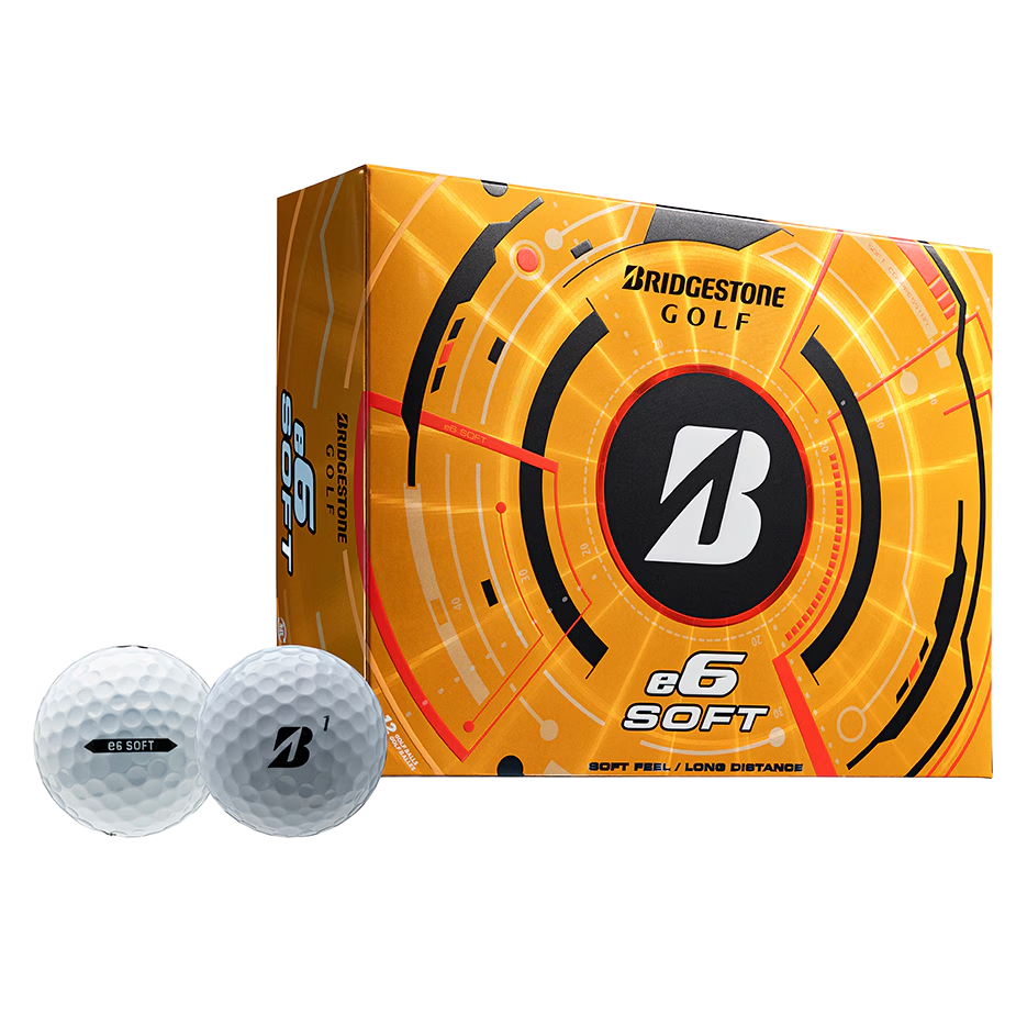 BRIDGESTONE BALL 25X ลูกกอล์ฟ E6 SOFT TREADLINE