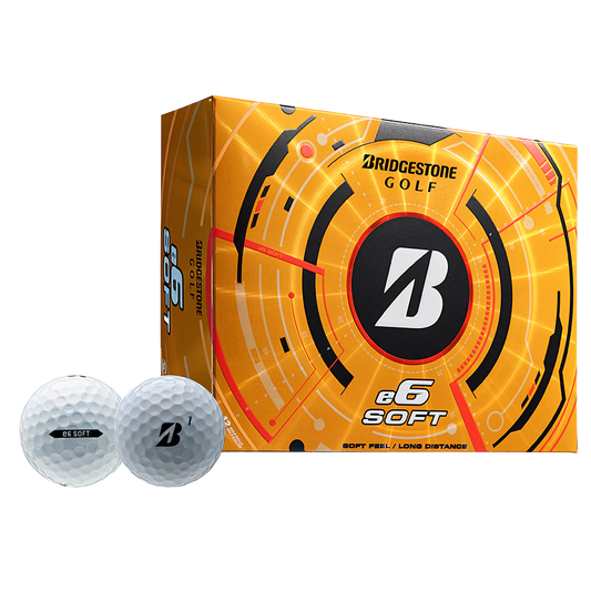 BRIDGESTONE BALL 25X ลูกกอล์ฟ E6 SOFT TREADLINE