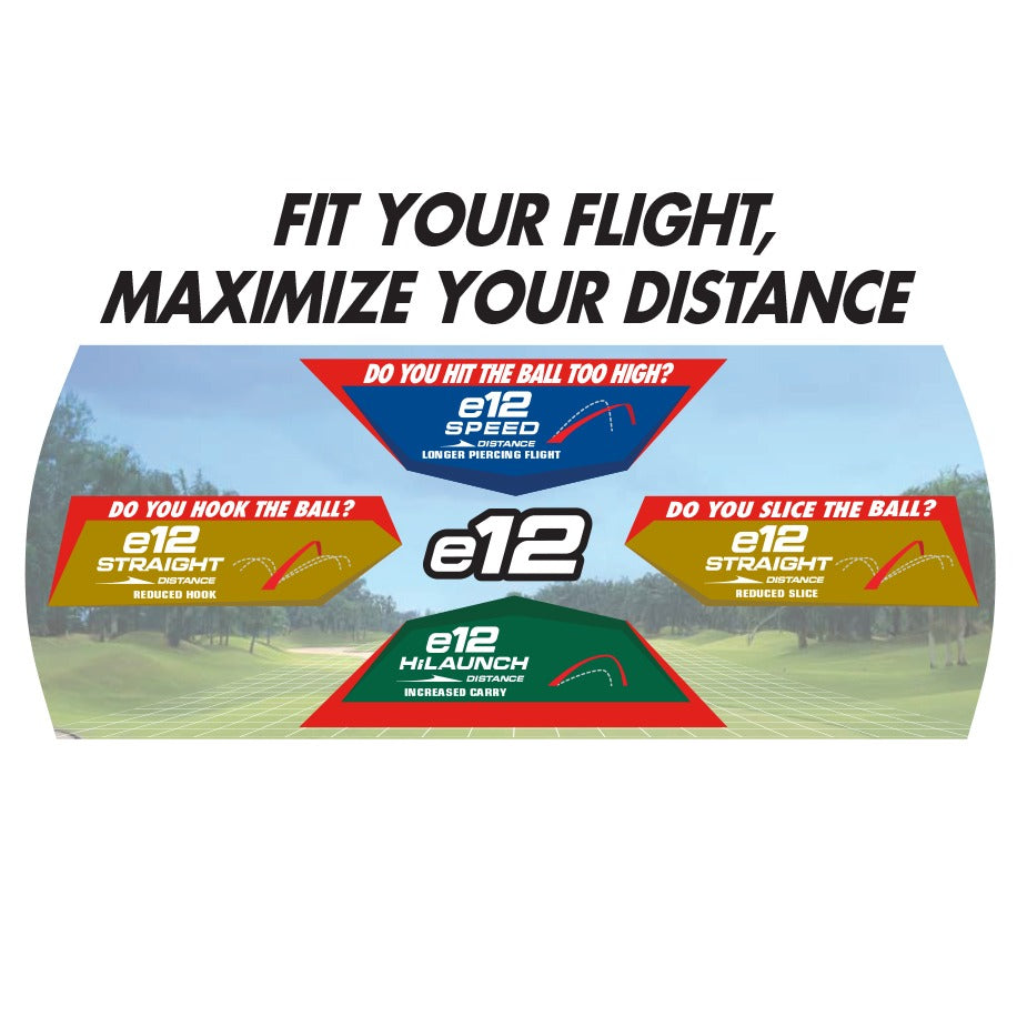 BRIDGESTONE E12 Hi Launch GOLF BALL