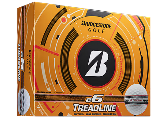 BRIDGESTONE BALL 25X ลูกกอล์ฟ E6 SOFT TREADLINE